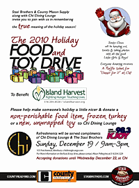 Stasi Brothers and Island Harvest Food & Toy Drive